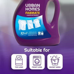 Fabmate liquid detergent is a top rated liquid detergent that is good for top load washing machine, front load washing machine and also for hand washing of clothes
